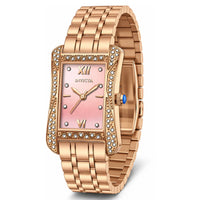 Invicta Women's Watch - Wildflower Quartz Pink Dial Rose Gold Tone Bracelet | 69284 ,