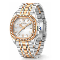 Invicta Women's Watch - Wildflower Quartz White Dial Two Tone Steel Bracelet | 69378 ,