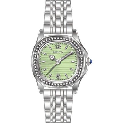 Invicta Women's Watch - Wildflower Quartz Green Dial Silver Steel Bracelet | 69389 ,