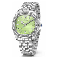 Invicta Women's Watch - Wildflower Quartz Green Dial Silver Steel Bracelet | 69389 ,