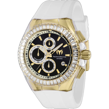 Technomarine Men's Watch - Cruise Original Chrono Black and Silver Dial | TM-121153 ,