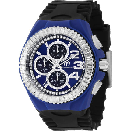 Technomarine Women's Watch - Cruise JellyFish Chronograph Black Strap | TM-121182 ,