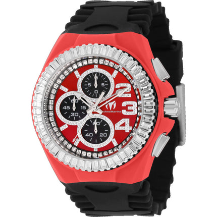Technomarine Men's Watch - Cruise JellyFish Chrono Red and Black Dial | TM-121185 ,