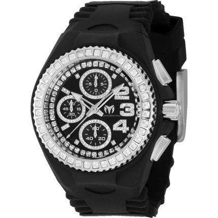 Technomarine Women's Watch - Cruise JellyFish Chronograph Black Dial | TM-121192 ,