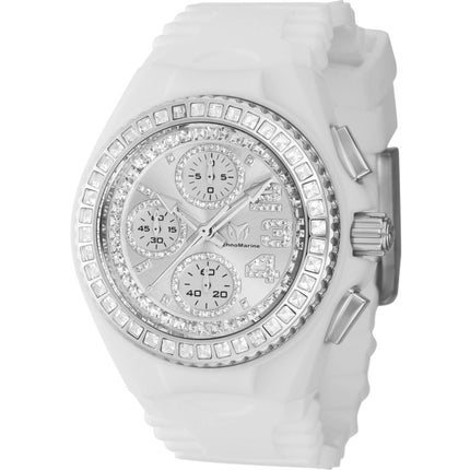 Technomarine Women's Watch - Cruise JellyFish Chronograph Silver Dial | TM-121193 ,