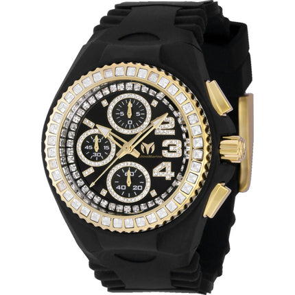 Technomarine Women's Watch - Cruise JellyFish Chronograph Black Dial | TM-121197 ,