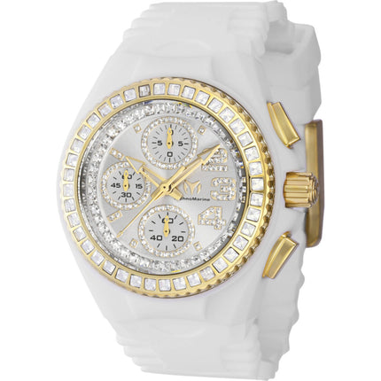 Technomarine Women's Watch - Cruise JellyFish Chronograph Silver Dial | TM-121198 ,