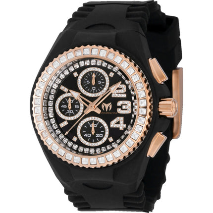 Technomarine Women's Watch - Cruise JellyFish Chronograph Black Dial | TM-121200 ,