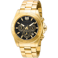 Technomarine Men's Watch - Manta Ray Chrono Black Dial Steel Bracelet | TM-219005 ,