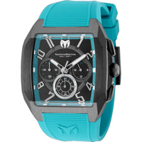 Technomarine Men's Watch - Aqua Quadrant Chronograph Black Dial Strap | TM-225110 ,