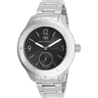 Technomarine Men's Watch - MoonSun Black Dial Stainless Steel Bracelet | TM-818005 ,