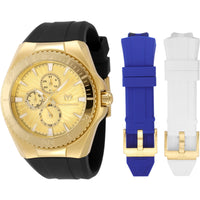 Technomarine Men's Watch - Cruise California Gold Dial Silicone Strap | TM-124018 ,