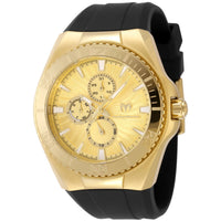 Technomarine Men's Watch - Cruise California Gold Dial Silicone Strap | TM-124018 ,