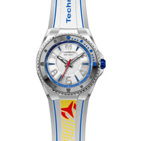 Technomarine Men's Watch - Racing Legends Silver Tone Dial Silicone Strap | TM-525013 ,
