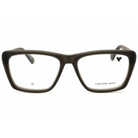 Calvin Klein Jeans Unisex Eyeglasses - Khaki Square Full Rim Frame | CKJ24629 309 ,