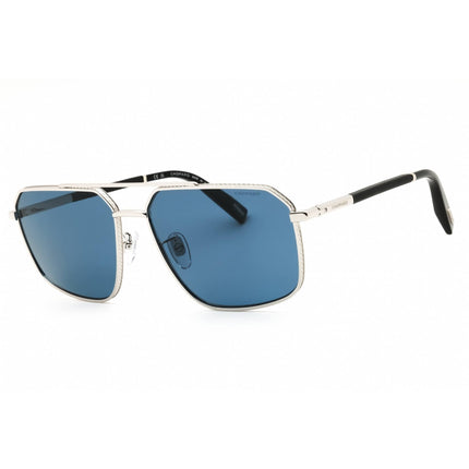 Chopard Men's Sunglasses - Shiny Palladium/Black Rectangular Frame | SCHL77 61579P ,