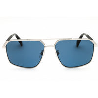 Chopard Men's Sunglasses - Shiny Palladium/Black Rectangular Frame | SCHL77 61579P ,