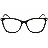 Chopard Women's Eyeglasses - Super Black/Gold Acetate Full Rim Frame | VCH349M 0BLK ,