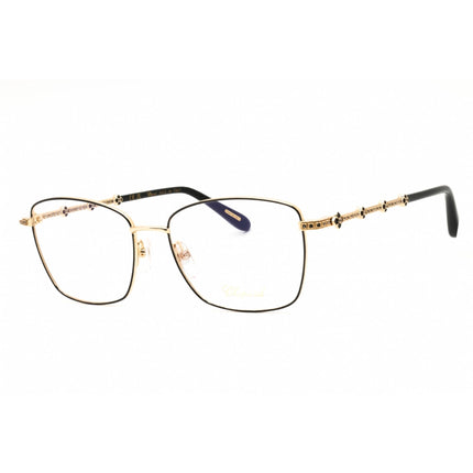Chopard Women's Eyeglasses - Shiny Rose Gold/Blue Rectangular Frame | VCHG65S 0301 ,