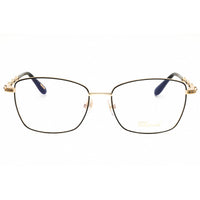 Chopard Women's Eyeglasses - Shiny Rose Gold/Blue Rectangular Frame | VCHG65S 0301 ,