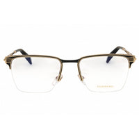 Chopard Men's Eyeglasses - Shiny Rose Gold/Blue Metal Half Rim Frame | VCHL20 0301 ,