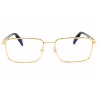 Chopard Men's Eyeglasses - Shiny Black/Gold Rectangular Full Rim Frame | VCHL48 0SA1 ,