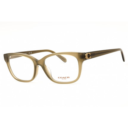 Coach Women's Eyeglasses - Milky Moss Green Acetate Full Rim Frame | 0HC6257F 5072 ,