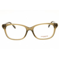 Coach Women's Eyeglasses - Milky Moss Green Acetate Full Rim Frame | 0HC6257F 5072 ,