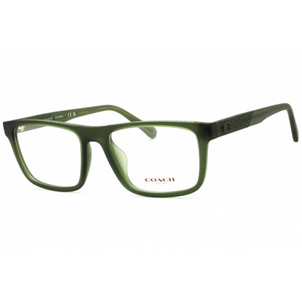 Coach Men's Eyeglasses - Transparent Military Green Acetate Frame | 0HC6263U 5786 ,