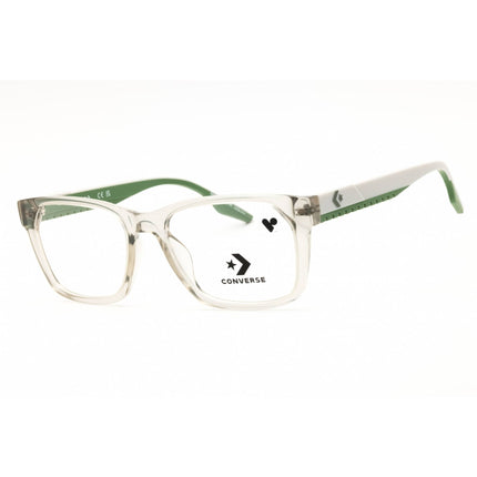 Converse Men's Eyeglasses - Crystal Barely Grey Square Full Rim Frame | CV5124 050 ,