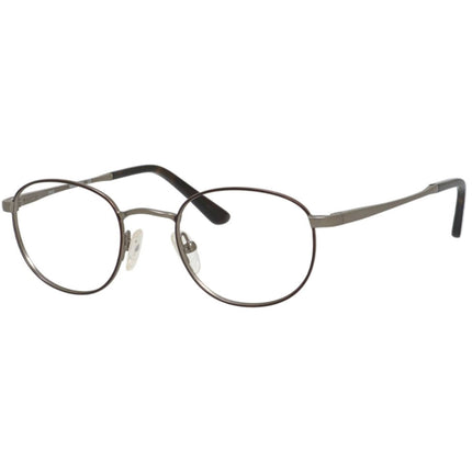 Elasta Men's Eyeglasses - Havana Brown/Ruthenium Metal Full Rim Frame | 7209 01C6 00 ,