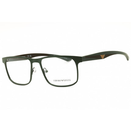 Emporio Armani Men's Eyeglasses - Matte Green Metal Full Rim Frame | 0EA1163 3388 ,