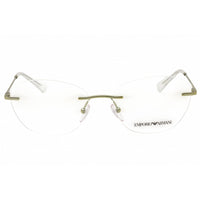 Emporio Armani Women's Eyeglasses - Shiny Metallic Green Metal Frame | 0EA1167 3389 ,