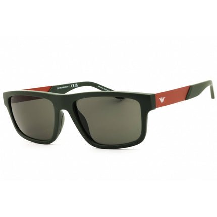 Emporio Armani Men's Sunglasses - Matte Green Full Rim Frame | 0EA4244U 618471 ,