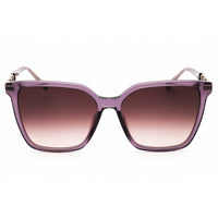 Escada Women's Sunglasses - Shiny Purple Rectangular Full Rim Frame | SESD96 0916 ,