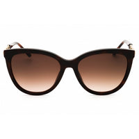 Escada Women's Sunglasses - Shiny Dark Havana Acetate Full Rim Frame | SESD97 0752 ,
