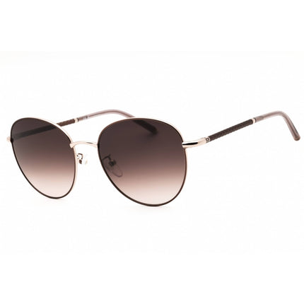Escada Women's Sunglasses - Shiny Red/Gold Metal Round Full Rim Frame | SESE66 560E59 ,