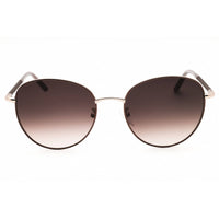 Escada Women's Sunglasses - Shiny Red/Gold Metal Round Full Rim Frame | SESE66 560E59 ,