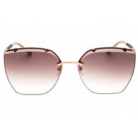 Escada Women's Sunglasses - Shiny Copper/Gold Rectangular Rimless Frame | SESE67 08FC ,