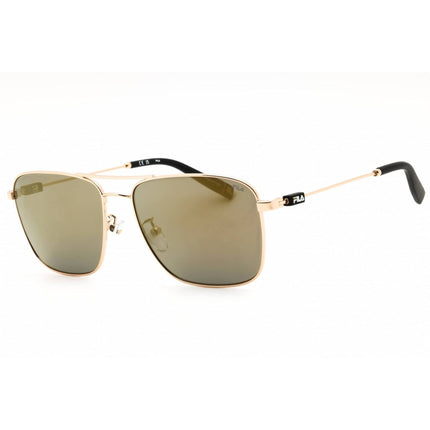 Fila Men's Sunglasses - Rose Gold/Black Rectangular Shape Full Rim Frame | SFI456 0300 ,