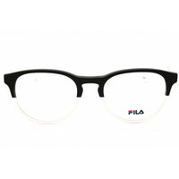 Fila Men's Eyeglasses - Black/White Injected Propionate Full Rim Frame | VF9466 0BLA ,