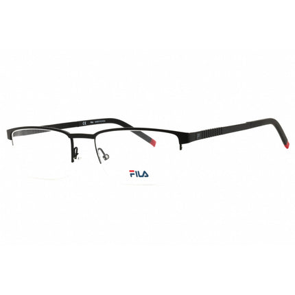 Fila Men's Eyeglasses - Black Metal Rectangular Shape Half Rim Frame | VF9917 0531 ,