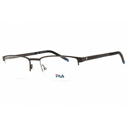 Fila Men's Eyeglasses - Grey Metal Rectangular Shape Half Rim Frame | VF9917 0627 ,
