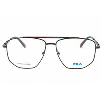 Fila Men's Eyeglasses - Gunmetal Metal Oval Shape Full Rim Frame | VFI114V 0K56 ,