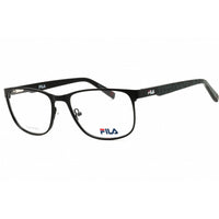 Fila Men's Eyeglasses - Black Metal Rectangular Shape Full Rim Frame | VFI173 0BLA ,