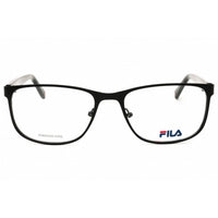 Fila Men's Eyeglasses - Black Metal Rectangular Shape Full Rim Frame | VFI173 0BLA ,
