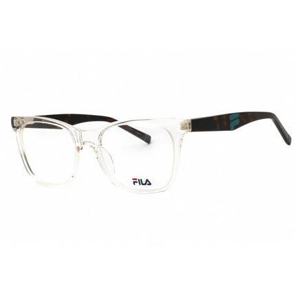 Fila Women's Eyeglasses - Clear/Brown Rectangular Shape Full Rim Frame | VFI175 0CLE ,