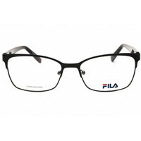 Fila Women's Eyeglasses - Black Metal Rectangular Shape Full Rim Frame | VFI176 0BLA ,