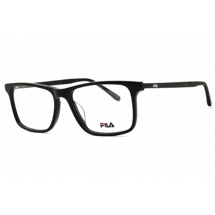 Fila Men's Eyeglasses - Shiny Black Acetate Rectangular Full Rim Frame | VFI205 0700 ,