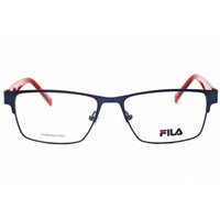 Fila Men's Eyeglasses - Navy/Red Metal Rectangular Shape Full Rim Frame | VFI259 0477 ,